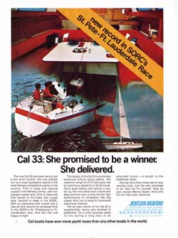 1973 Cal 33: She Promised To Be A Winner. She Delivered.