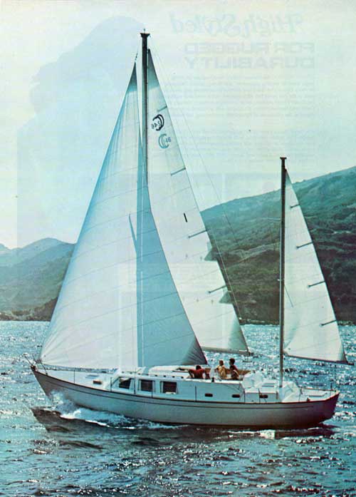 Announcing the Most Completely Comfortable World Cruising Yacht in Production Today - 1973 Advertisement for the New CAL 2-46