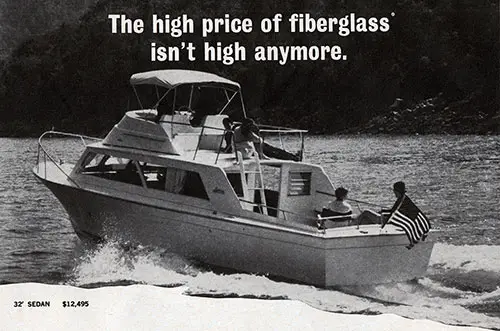 The High Price of Fiberglass Isn't High Anymore. Luhrs 32 Sedan (1967)