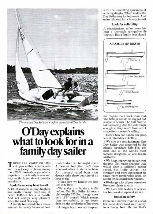 What To Look For In A Day Sailer (Page 1 of 2)