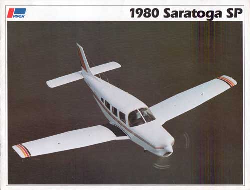 1980 Saratoga SP Brochure Cover
