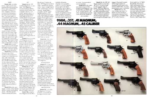 Smith & Wesson 9mm, .357, .41 Mgnum, .44 Magnum, and .45 Caliber Handguns