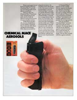 Chemical Mace® aerosols