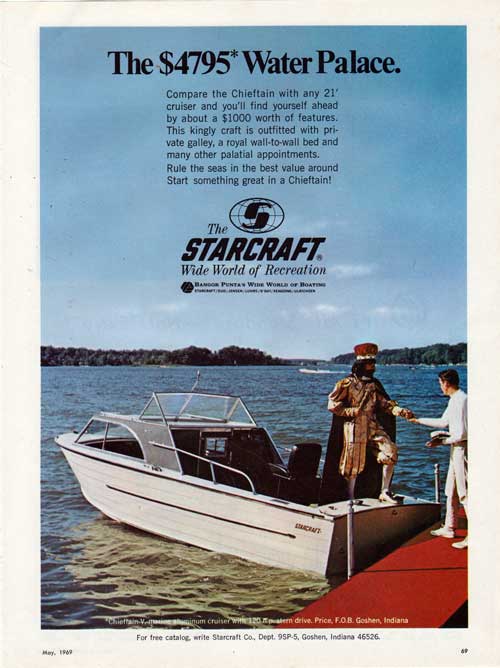 The Starcraft Chieftain - $4,795 Water Palace or 21 Foot Cruiser