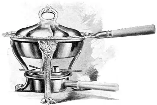 Sterling Silver Chafing Dish 925/1000 Fine, No. 10