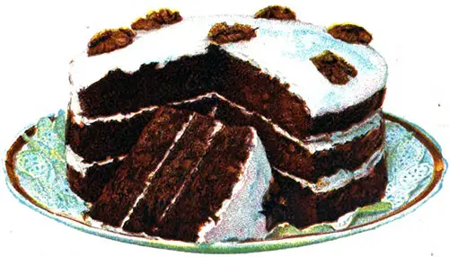 Chocolate Layer Cake from Chocolate and Cocoa Recipes.