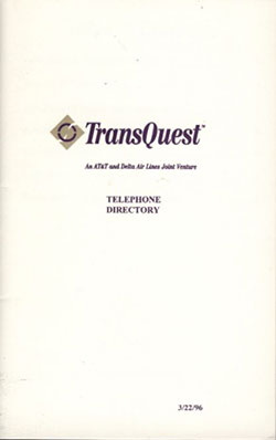 TransQuest Telephone Directory 1996