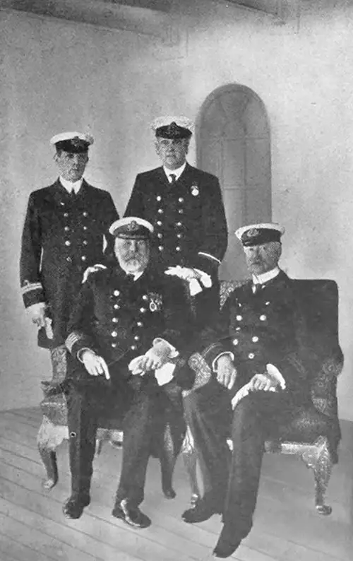Last Photograph of the Senior Officers of the RMS Titanic