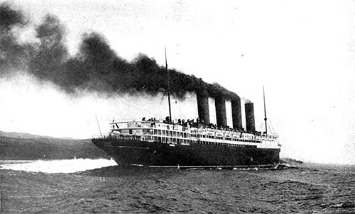 The 44,000 Ton Cunard Ocean Liner RMS Lusitania