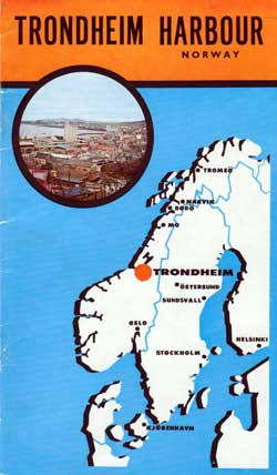 Trondheim Harbour, Norway - 1961 Brochure