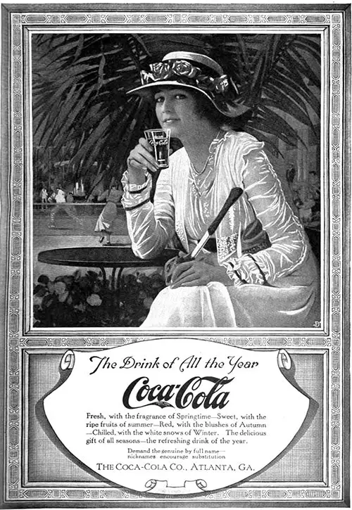 Coca-Cola - The Drink of All the Year © 1917