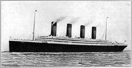 The RMS Titanic. The largest and most luxurious ocean liner in the world.