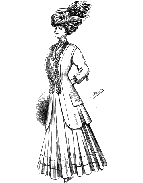 Sketch 3 - The World of Dress - 1908