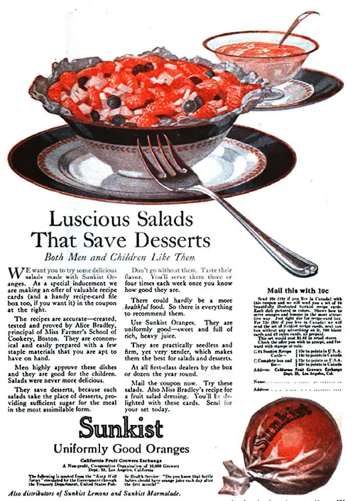 Sunkist Fruit | Vintage Ads | GG Archives