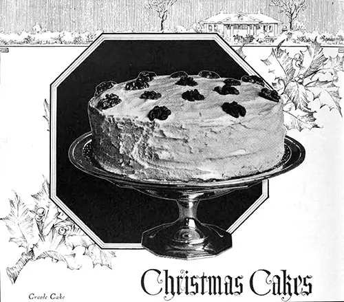 Christmas Cakes - Creole Cake