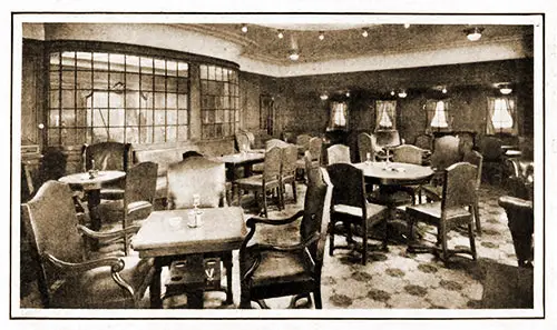 First Class Smoking Room on the SS Cleveland.