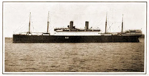 The SS Cleveland of the Hamburg-American Line.