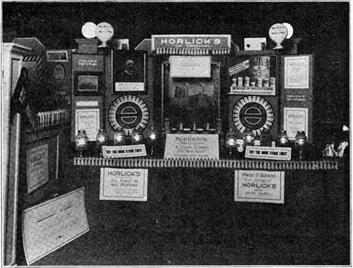 Horlick's Malted Milk N.A.R.D. Convention Booth in 1921