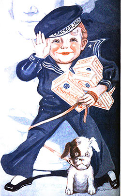 Cracker Jack Boy in Sailor Blue, February 1919