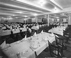 Third Class Dining Room - MS Gripsholm - circa 1925