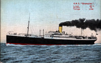 Vintage Postcard: Allan Line RMS Grampian (1910)