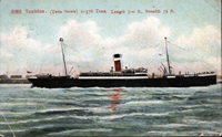 Vintage Postcard: Allan Line RMS Tunisian (1909)