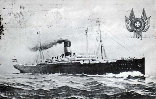 SS United States<br />Skandinavien-Amerika Linie
