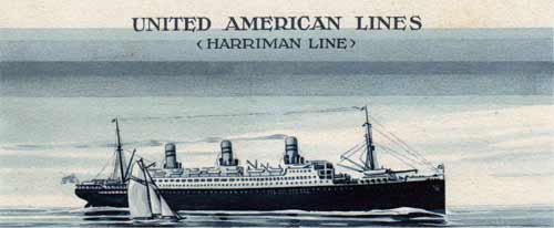 United American Lines (Harriman Line) Historical Archives