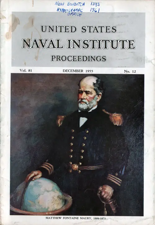December	1955 Proceedings Magazine: United States Naval Institute 