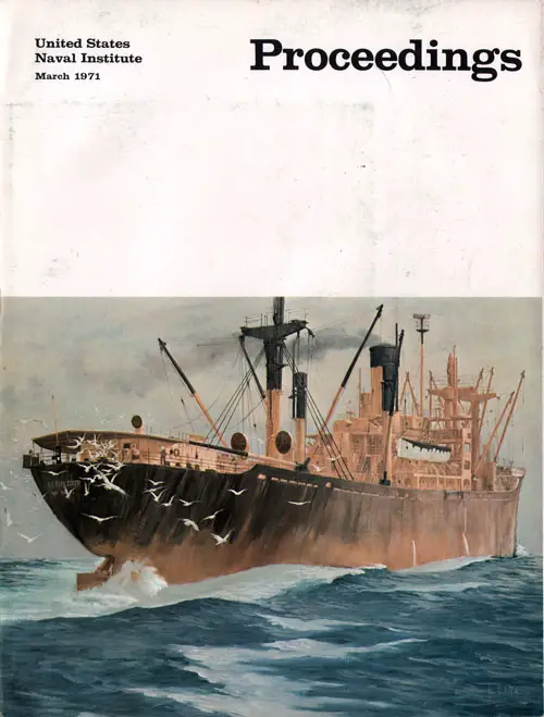 Front Cover, U. S. Naval Institute Proceedings, Volume 97/3/817, March 1971.