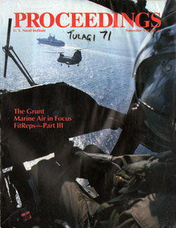 November 1987 Proceedings Magazine: United States Naval Institute 