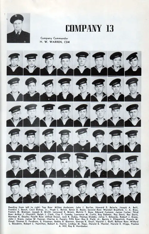 Company 48-013 Recruits, Page 1.