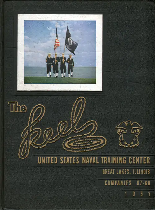 Front Cover, USNTC Great Lakes "The Keel" 1951 Company 068.