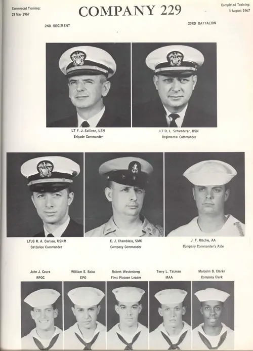 Company 67-229 Recruits, Page 1.