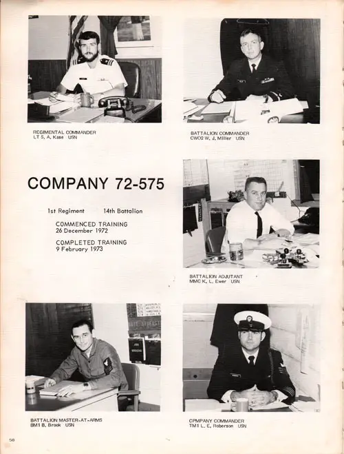 Company 72-575 Recruits Page One 