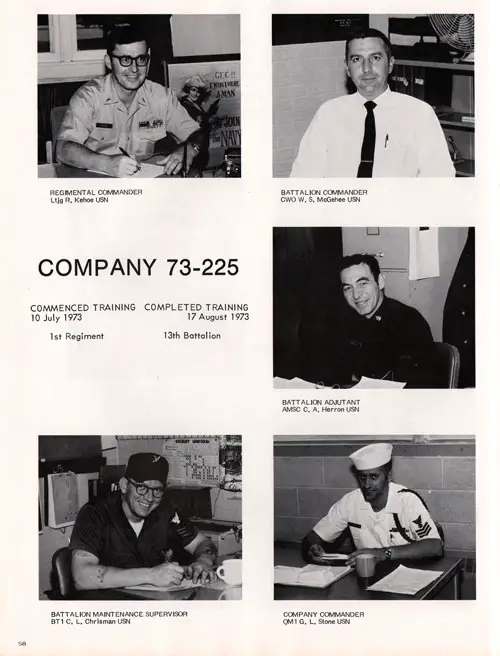 Company 73-225 Recruits Page One 