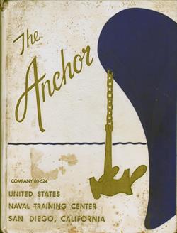 Front Cover, Navy Boot Camp Book 1960 Company 624 The Anchor