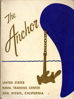 Front Cover, Navy Boot Camp Book 1961 Company 041 The Anchor