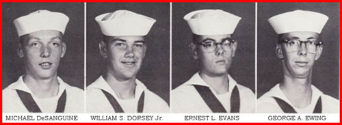 Company 63-421 Recruits, Michael DeSanguine, William S. Dorsey Jr., Ernest L. Evans, George A. Ewing