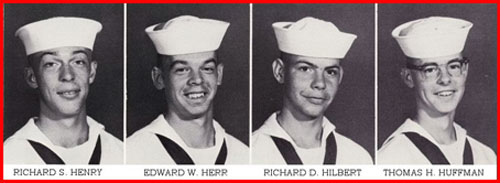 Company 63-421 Recruits, Richard S. Henry, Edward W. Herr, Richard D. Hilbert, Thomas H. Huffman