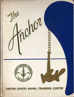 Front Cover, Navy Boot Camp Book 1967 Company 350 The Anchor