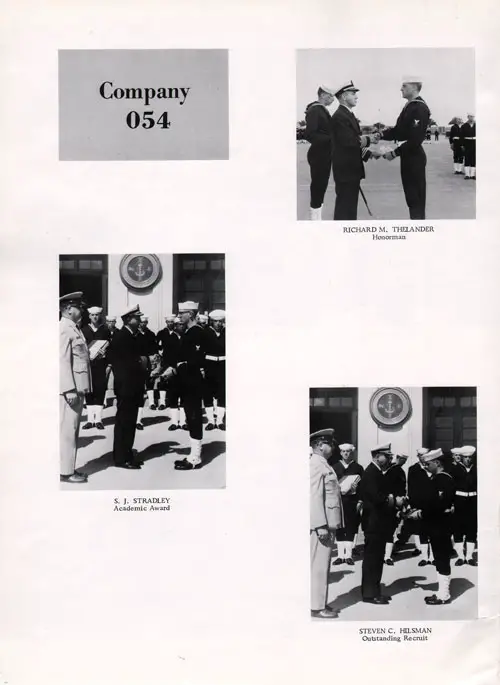 Company 68-054 Recruit Honors