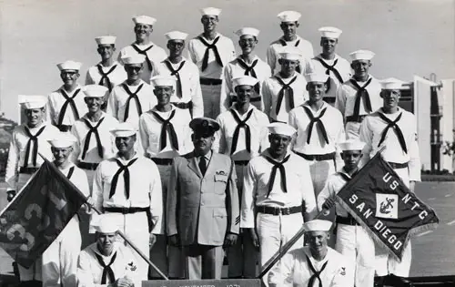 Company Commander W. J. Mulach FMC and Petty Officers, 10 December 1971