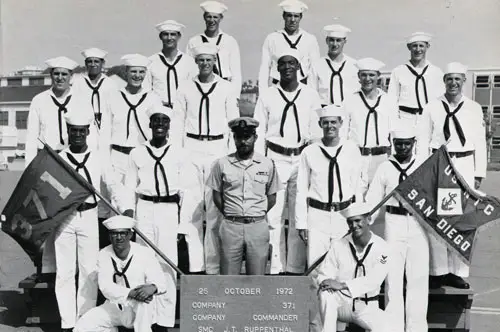 Company Commander J T Ruppenthal SMC and Petty Officers 22 November 1972