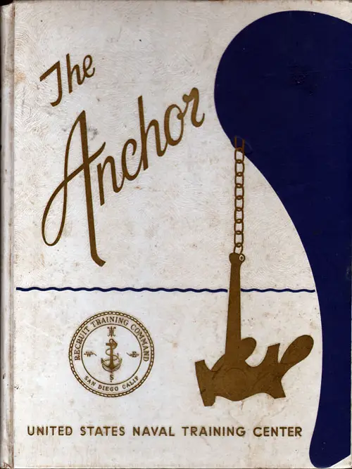 Front Cover, Navy Boot Camp Book 1973 Company 139 The Anchor