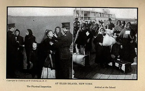 Scenes at Ellis Island
