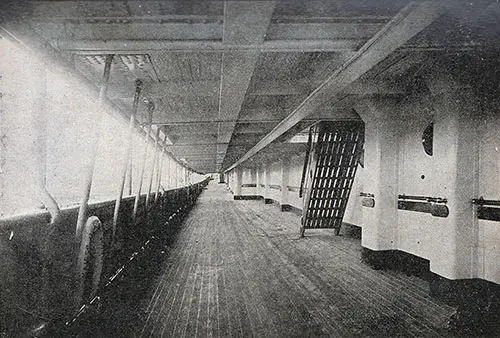 Promenade Deck, SS Kaiser Wilhelm der Grosse