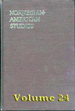 Norwegian-American Studies, Volume 24 - 087732050X