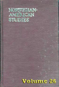 Norwegian-American Studies, Volume 26 - 0805751228