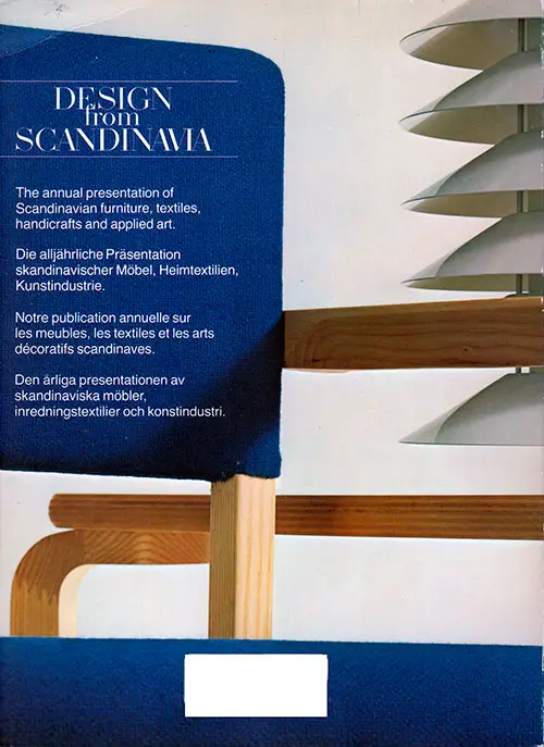 Back Cover - Design from Scandinavia, No. 9